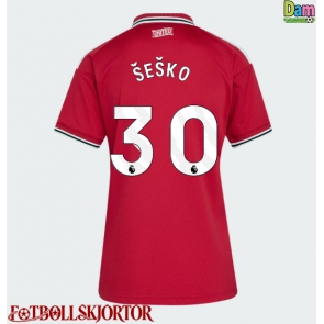 Manchester United Benjamin Sesko #30 Hemmatröja Dam 2026-27 Kortärmad